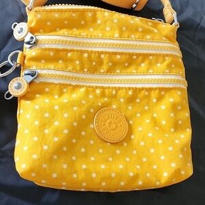 Yellow Polka Dot Crossbody Bag